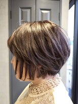 ジェコ ブラン(gecko. brun) ふんわりマッシュ/ひし形シルエット/大人ショート #武蔵小山