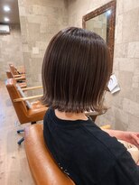 ヘアサロン アプリ(hair salon APPLI)&nbsp;韓国風ぷつっと外ハネボブ
