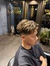カット+シェービング+メッシュorハイライト