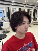 ワインレッド×サーフカール