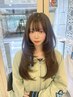 2回目限定/カット+カラー+エクステ70本　￥34,000