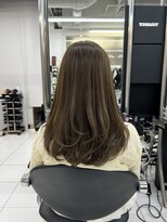 トニーアンドガイ 青山表参道店(TONI&GUY)&nbsp;ブリーチなし透明感オリーブベージュ×レイヤーカット