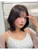 サンドナル 鹿児島天文館(sand NALU)&nbsp;ハッシュカット/グレージュ/デザインカラー[鹿児島天文館]