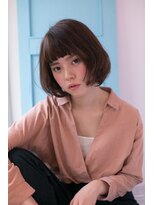 ヘアーアンドファッションシオミエイチ (hair＆fashion shiomi H) 【shiomi H】甘辛ミックスこなれボブ