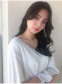 アフロートみきな韓国ヘアヨシンモリレイヤーカット長め前髪人気