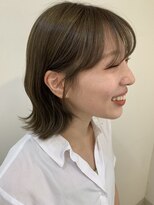 シェノン 西梅田(CHAINON)&nbsp;くびれヘア、韓国ボブ、グレーベージュ、オリーブベージュ