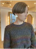 ハンサムショート&ハイライト