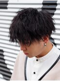 黒髪 ツイストスパイラル ツイスパ ツイスト マッシュ 2
