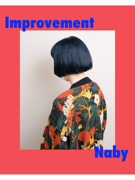 フィッツコア(FITS CORE) ネイビーカラー・ボブ・艶髪・髪質改善