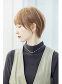 ナチュラルショートボブスタイル