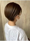 小顔/丸みショート/20代/30代/40代