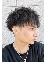 メンズフィール 東梅田店(MENS FEEL)&nbsp;ツイストスパイラル束間ツーブロックマッシュスタイル★