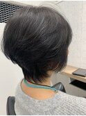 大人女性／長めショート／ミセスショート