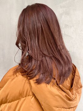 アイティー バイ アルバム 浦和店(IT by ALBUM) チェリーブラウン_外ハネボブセクションカラー_ba377021