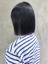 アルバム 渋谷パルコ(ALBUM) ダークグレーとピンクインナー_外ハネボブ_ba388043