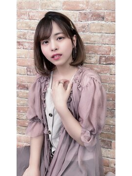 ニスル 上尾店(NISURU) 似合わせカット/大人ガーリー/ダークアッシュ/着物/上尾/上尾駅