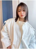 シアーグレージュ×顔まわりレイヤーボブ【本多身和子】
