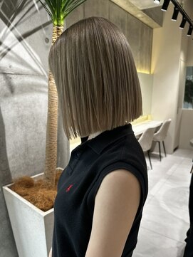 ロンドメリア 天神大名店(Lond Melia) ★小顔黒髪クラゲヘアーオリーブグレーココアベージュ髪質改善★