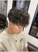 マッシュ!メッシュ!スパイラルパーマ!