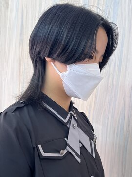 ヘアショップ ホップエム(HAIR SHOP HOP M) センターパート/ウルフカット/ウルフ女子