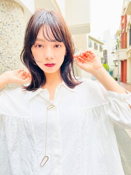 ケイト(kate) 【kate 大宮】モカグレージュ×ミニくびれ巻きレイヤー