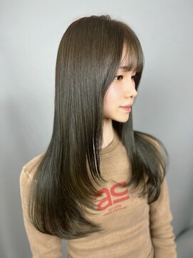 アドール(ADOR) 【ADOR上村】ハイレイヤースタイル&オリーブカラー