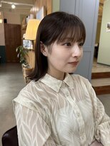 キュオンシア(CUEON. ciea)&nbsp;切りっぱなし×透明感グレージュ