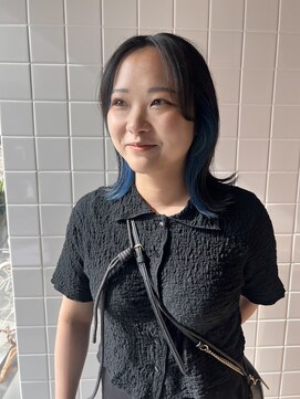 ネイロバイマージ(merge) インナーカラー×推しカラーBlue