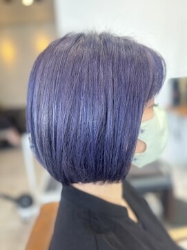 リアン 大森店(Rian) 青みパープルカラー×20代韓国っぽスタイル