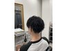 【men's】ソフトツイストスパイラルパーマ＋men'sカット＋持続力アップtr
