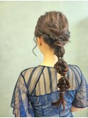 編みおろし×ポニテアレンジStyle.☆