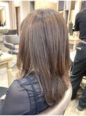 前髪/アンブレラカラー/こなれミディ/イメチェン/中村郁未