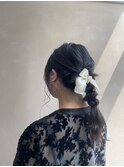 【Aya】リボンでポニーテール