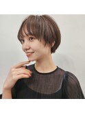 オージュアカラー/秋冬マッシュショート