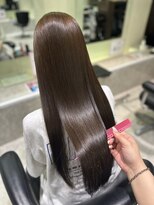 リー 尼崎(Lee)&nbsp;髪質改善艶カラー 艶髪オージュアトリートメント レイヤーカット