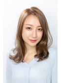 セミロングレイヤー
