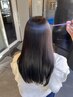 【川田指名限定】カット+美髪カラー+美髪ストレート+髪質改善TR