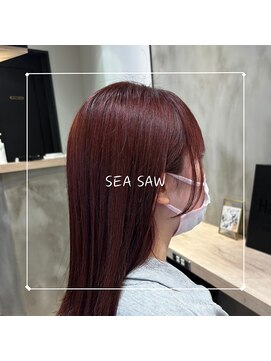 シーソー(SEA SAW) 艶カラー×RED