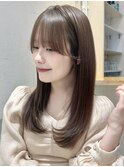 韓国風スタイル/レイヤーカット/髪質改善/透明感カラー/熊本