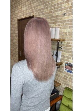 オンアンドオフ ON and OFF ピンクベージュ