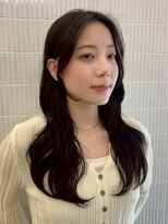 ポーチバイハニー オモテサンドウ(PORCH by HONEY omotesando) 小顔韓国風レイヤーカットダークグレージュデジタルパーマ2