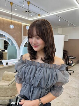 ネモネ バイ ミリー 梅田茶屋町(nemone by milly) 顔まわりレイヤー×ボブレイヤー