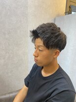 ブランカヘアー 西尾(BLANCA HAIR) テーパーフェード/2ブロック/スパイキー