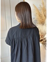 ソラ 京都桂川店(SORA.)&nbsp;大人可愛い＊艶感切りっぱなしボブ◎