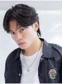 カルマパーマ/ベリーショート/ダークアッシュ/ニュアンスパーマ