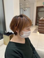 サンタフェ 岡崎店(Santa'Fe)&nbsp;脱白髪染め白髪ぼかしカラー/ショート/ハイライト