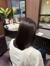 カット＋リタッチカラー＋髪質改善トリートメント￥16,000