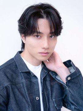 ハバナ 渋谷(HAVANA) メンズカット/センターパート/ニュアンスパーマ/ コンマヘア