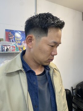 グッドプレイスアンドシング(Good Place&thing) メンズカットフェードスキンフェードフェザーアップ