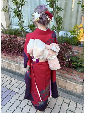 ファーレンピュアスウィート(fahren-pure-suite) 成人式振袖着付けメイクヘアアレンジ